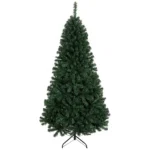 Brad de Craciun Artificial 200 cm cu 1000 Ramuri si Baza Pliabila, Verde