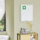 Dulap pentru Medicamente cu 3 Rafturi si Incuietoare cu 2 Chei, din Otel, 40x15x53,5 cm, Alb - imagine 7