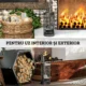 Set de Accesorii pentru Semineu, 5 Piese din Metal, Matura, Lopata, Cleste, Carlig si Cos, Negru - imagine 6