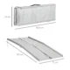 Rampe Mobile pentru Scaune cu Roti si Scutere, Pliabila, Antiderapanta, Aliaj, Capacitate 272kg, 183x72x5cm, Silver - imagine 3