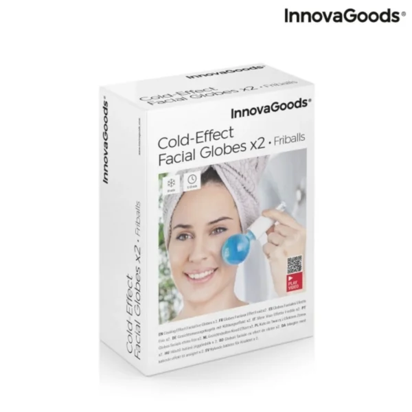 COLD-EFFECT FACIAL GLASS GLOBES FRIBALLS INNOVAGOODS 2 UNITS