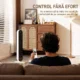 Aeroterma din ABS de 2000W cu telecomanda, oscilatie si timer, 30x22x82.5 cm, alb - imagine 8