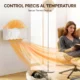 Aeroterma Electrica din Ceramica 2000W de Perete cu 3 Moduri, Temperatura Reglabila, Timer, Telecomanda, Blocare pentru Copii, Alb - imagine 7