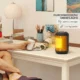 Incalzitor electric reglabil cu 3 moduri si timer 24h, din PP si PA ignifug, 14x14x21,5 cm, negru - imagine 9