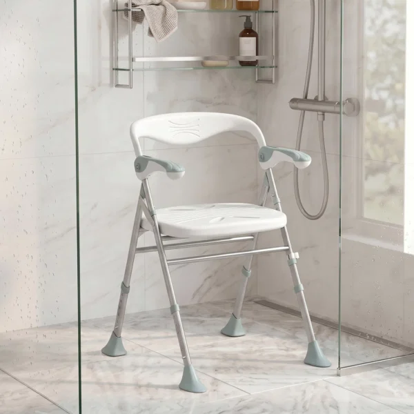Scaun de dus pliabil cu cotiere si spatar, reglabil, 136 kg - imagine 10