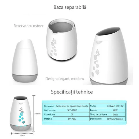Generator Solutie de Sterilizare pentru Uz Casnic