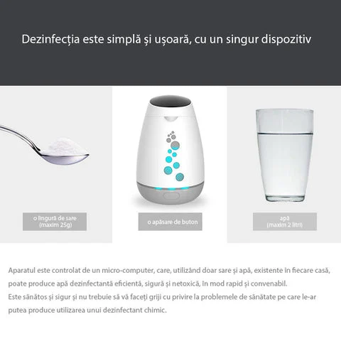 Generator Solutie de Sterilizare pentru Uz Casnic
