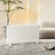 Radiator Electric cu Convectie 2000W, Temperatura Reglabila cu Telecomanda si Timer, 87x21.5x44.5 cm, Alb - imagine 2