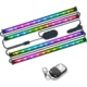 Banda LED inteligenta pentru masina Govee H6119 RGBIC, sincronizare muzica, lumina colorata, 4×30 cm