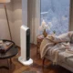 Aeroterma din ABS de 2000W cu telecomanda, oscilatie si timer, 30x22x82.5 cm, alb - imagine 10