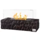Semineu pe Bioetanol de Masa cu Arzator de 1,15L si Panou din Sticla, 33x16x18cm, Negru - imagine 10