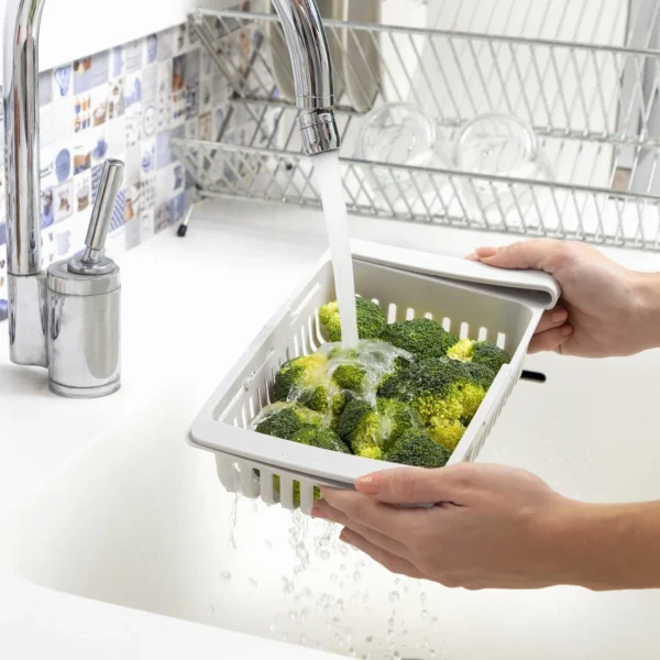 ORGANIZATOR DE FRIGIDER REGLABIL FRIWER INNOVAGOODS (PACHET DE 2)