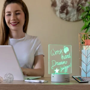 PANOU DE MESAJE SI NOTITE CU LED LEMO INNOVAGOODS