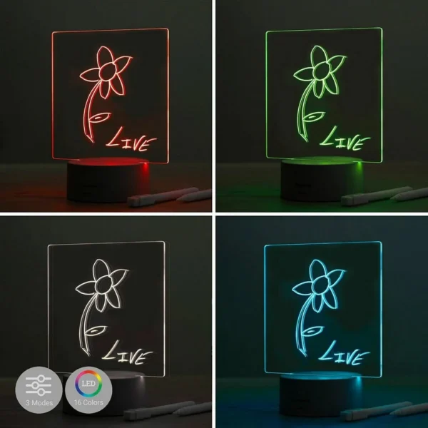PANOU DE MESAJE SI NOTITE CU LED LEMO INNOVAGOODS
