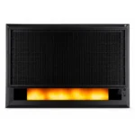Panou Radiant Infrarosu cu Efect Semineu si Flacara LED, 1700W, Termostat, Telecomanda