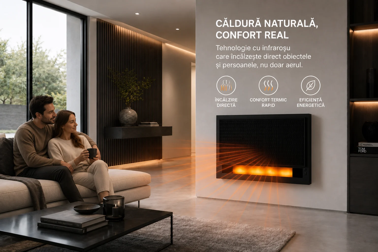 Panou radiant cu incalzire prin infrarosu