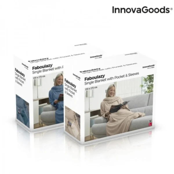 PATURA CU MANECI DE O PERSOANA CU BUZUNAR CENTRAL FABOULAZY INNOVAGOODS