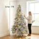 Brad de Craciun Inzapezit 210 cm cu 450 de Lumini LED Alb Cald, Timer, Telecomanda, 8 Modalitati, 1080 de Ramuri Ignifuge - imagine 3