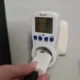 Priza programabila digitala Izoxis, ecran LCD, timer integrat, 3680 W, programare zilnica, Alb