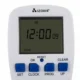 Priza programabila digitala Izoxis, ecran LCD, timer integrat, 3680 W, programare zilnica, Alb