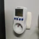 Priza programabila digitala Izoxis, ecran LCD, timer integrat, 3680 W, programare zilnica, Alb
