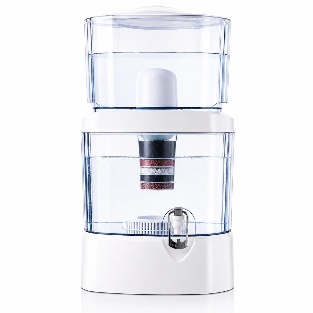 Purificator de apa SafeCare H24B cu filtrare gravitationala in 7 etape, capacitate 24 litri