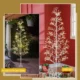 Brad de Craciun artificial cu 384 de lumini LED albe si crengi pliabile, din PP si otel, Ø20x180 cm, alb - imagine 6