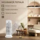 Incalzitor electric ceramic 2000W, 4 moduri si incalzire reglabila, oscilatie la 55°, alb - imagine 7