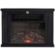 Semineu Electric Tivoli, De Podea sau Incastrabil, 34 × 25 cm, 2 Trepte de Incalzire, Negru - imagine 4