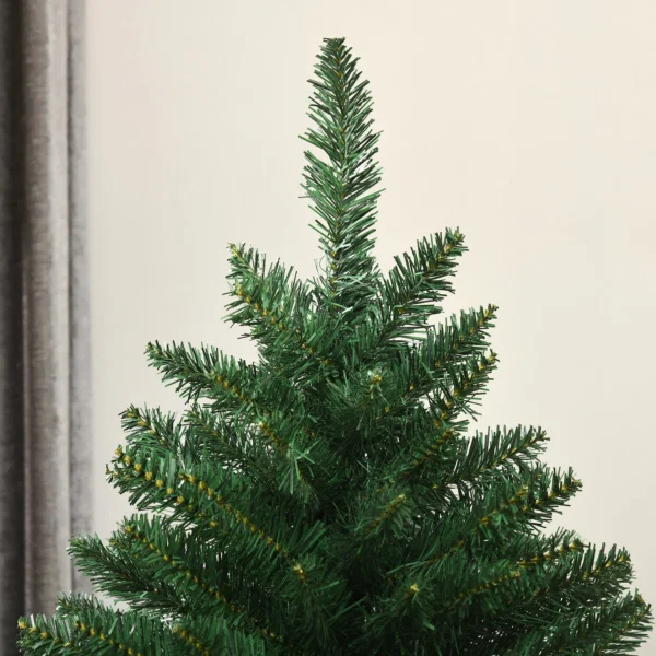 Brad de Craciun artificial 180cm, cu 800 de ramuri si baza din metal, verde - imagine 8