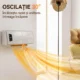 Incalzitor de Perete 2000 W cu 3 Moduri si Telecomanda, Alb - imagine 6