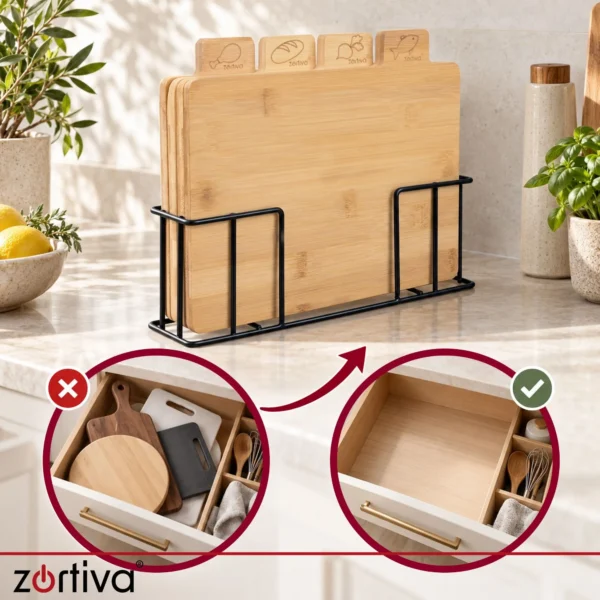 Taietor din bambus – 4 bucati Zortiva