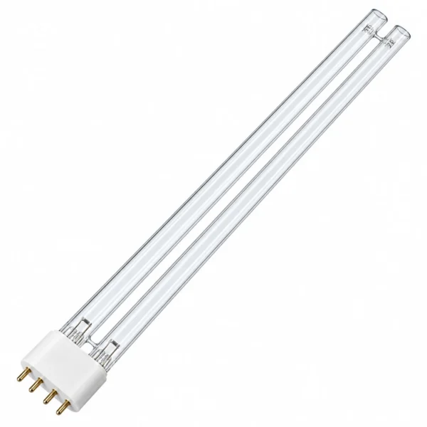 Tub de rezerva 2G11 pentru lampa UV-C germicida, cu ozon, 4 pini tip H, 100W
