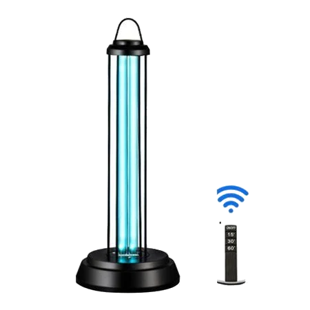 Lampa UV-C cu Ozon, telecomanda si temporizator, otel inoxidabil, 60W - 120 mp